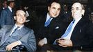 Al Capone 7. října 1931 před porotou federálního soudu v Chicagu, kde stanul za obvinění z daňového úniku. Kolorováno