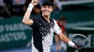 Tomáš Berdych na turnaji masters v Paříži