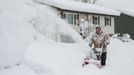 Město Erie v Pensylvánii se během Vánoc potýká s obrovskými přívaly sněhu.