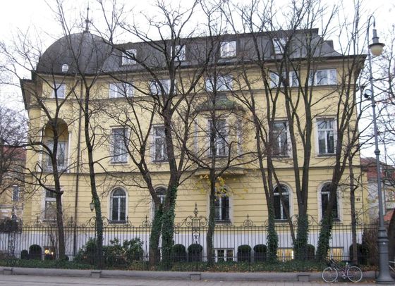 Marsalkova vila na adrese Prinzregentenstrasse 61 v Mnichově. 