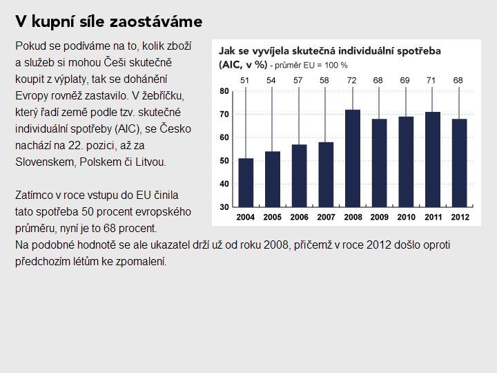 Jak se změnila česká ekonomika za prvních 10 let v EU