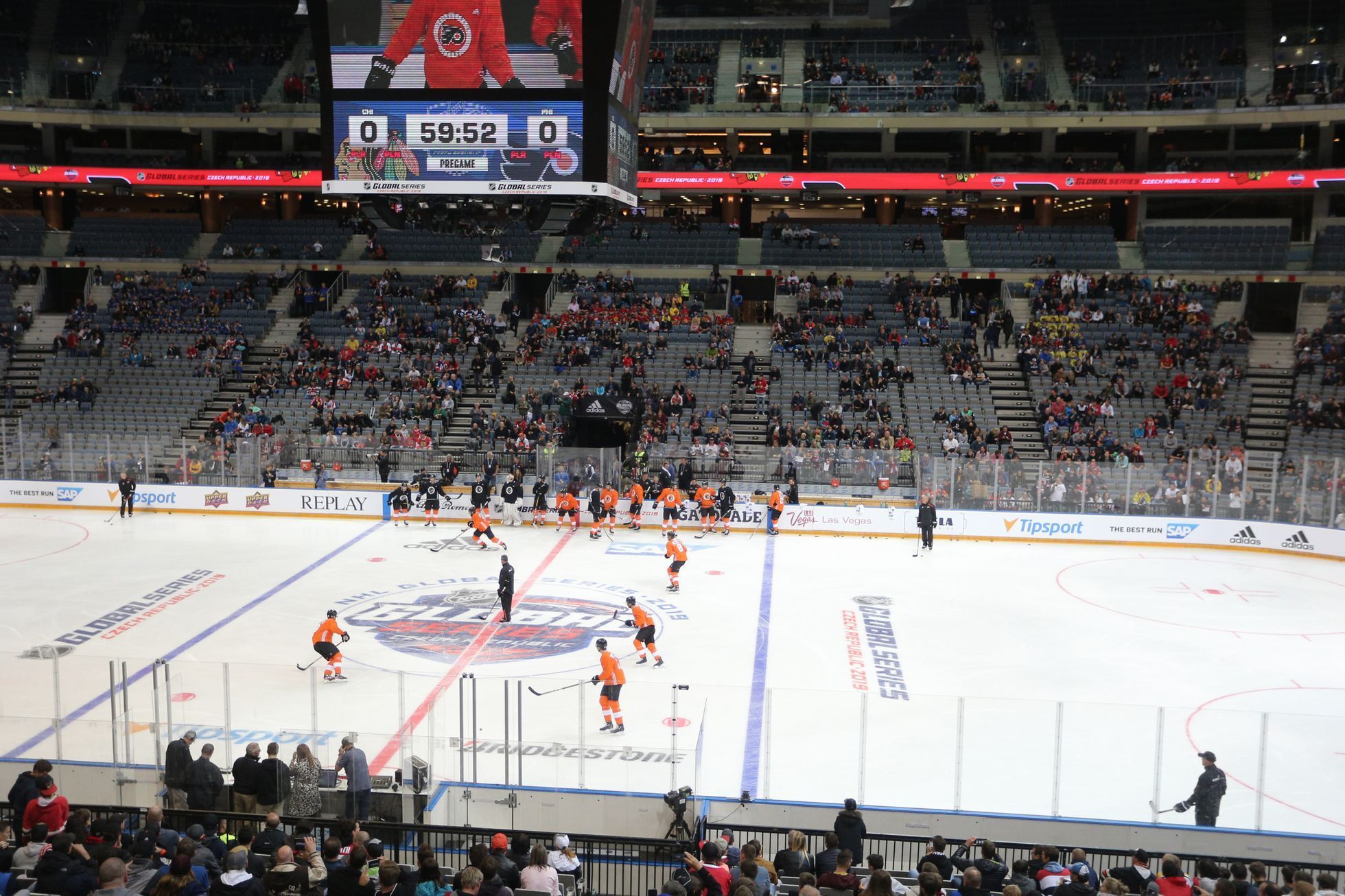NHL Global Series 2019, Prague, Philadelphia Flyers - Chicago Blackhawks