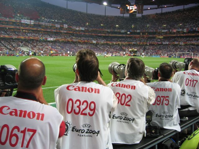 Canon jako sponzor poháru UEFA