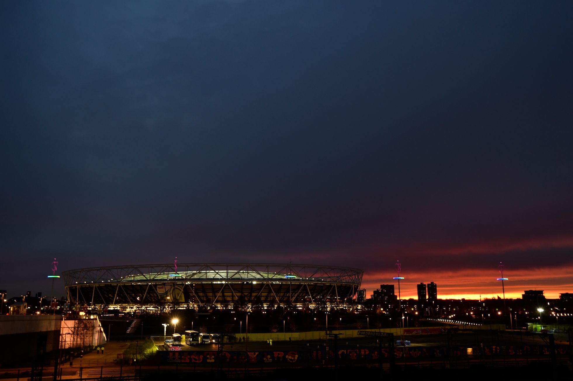 MS 2015, o 3. místo JAR-Argentina: Olympijský stadion v Londýně před zápasem