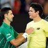 Novak Djokovič a Milos Raonic ve čtvrtfinále Australian Open 2020