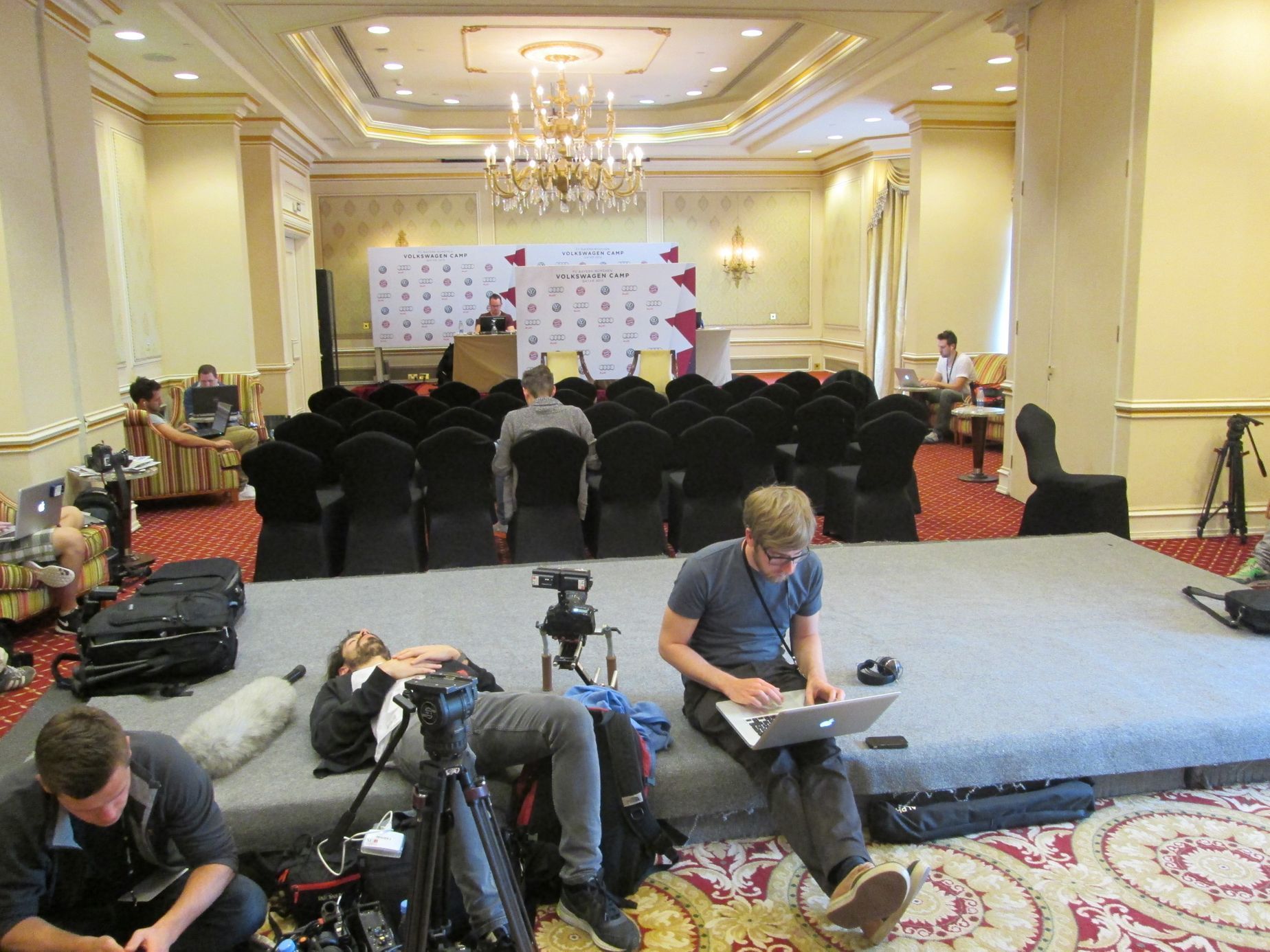 Fotbalisté Bayernu Mnichov příprava v Kataru