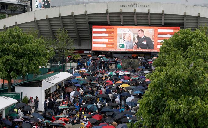 French Open 2016: déšť