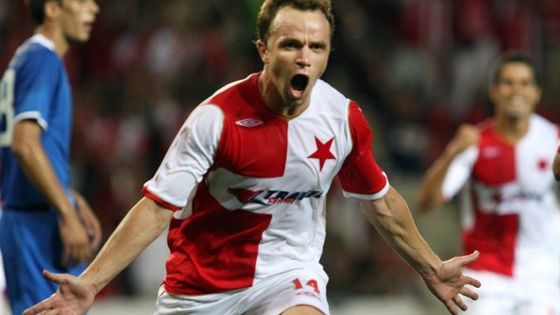 Glimpses of match between Slavia Prague and Crvena Zvezda Belgrade