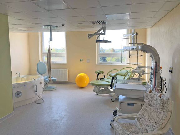 Krajská nemocnice Kolín, zrekonstruované gynekologicko-porodnické oddělení
