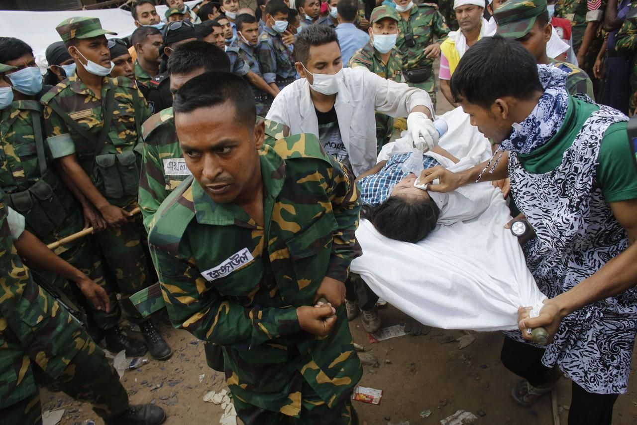 Bangladéš - Dháka - Rana Plaza - budova - zřícení - neštěstí