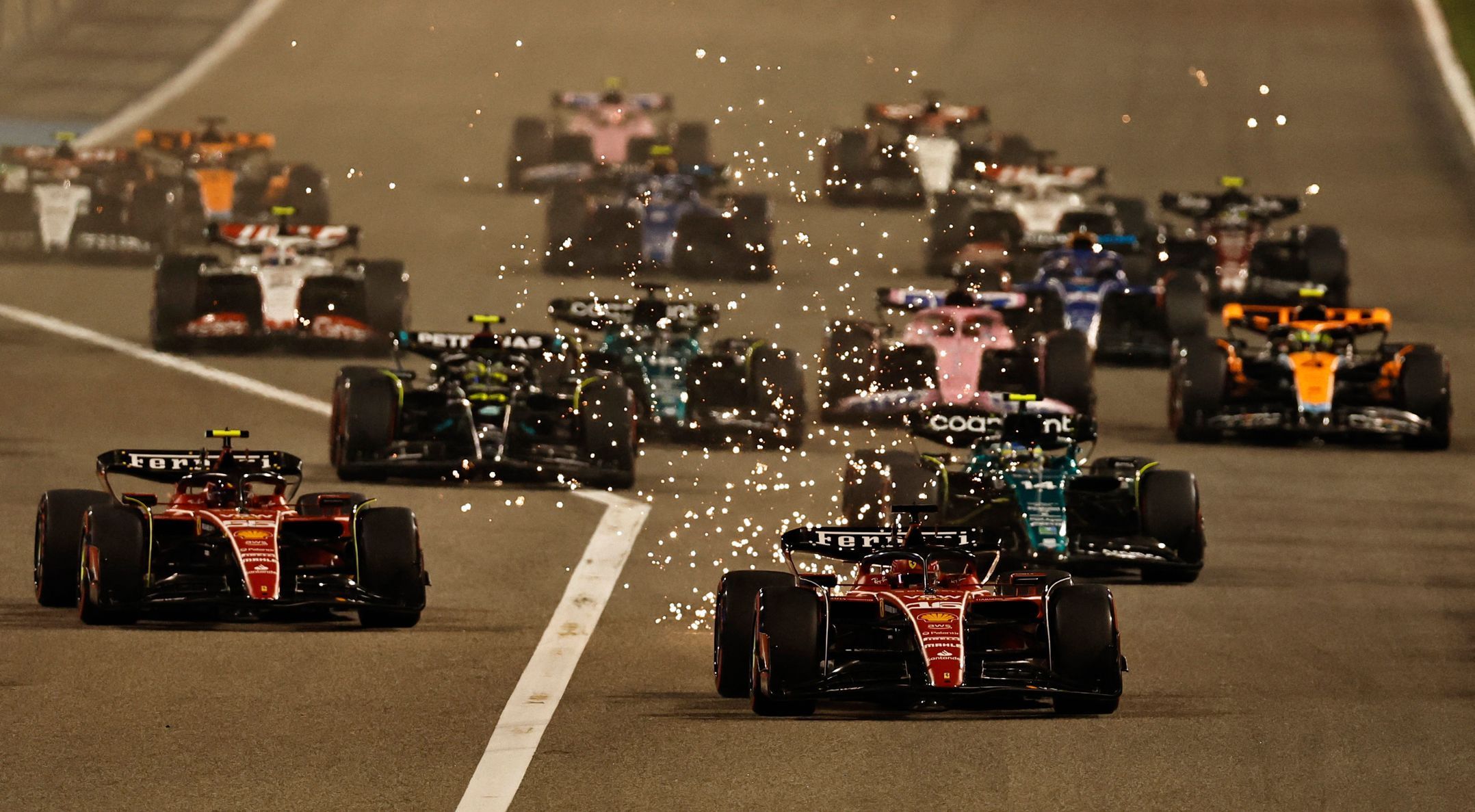 Start Velké ceny Bahrajnu F1 2023