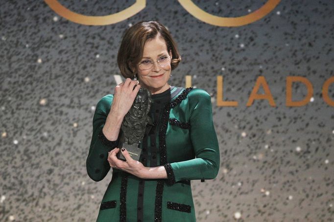 Mezinárodní cenu Goya dostala americká herečka Sigourney Weaver.