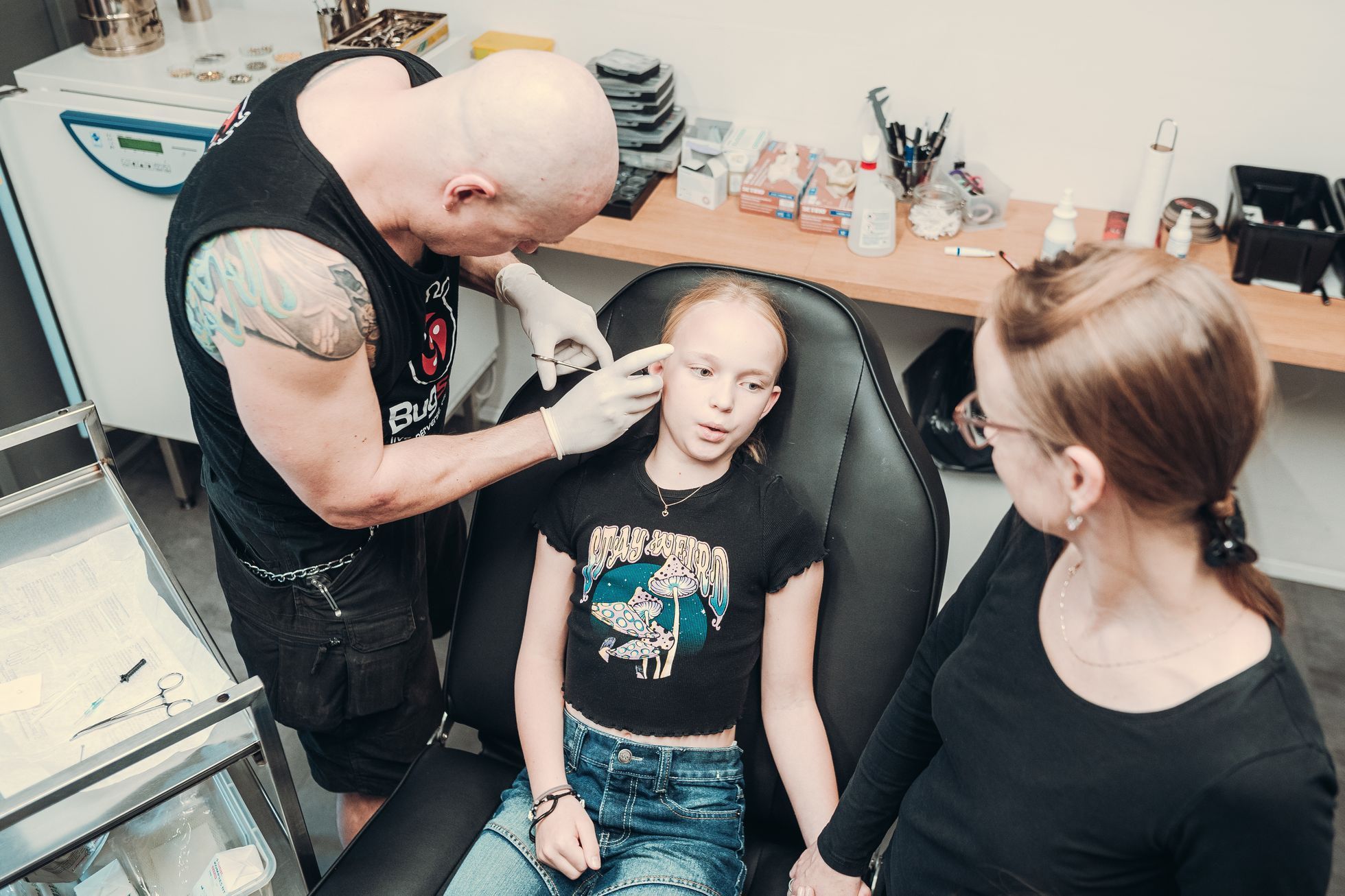 Píchání dětských oušek