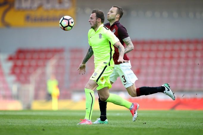 Sparta vs. Brno, fotbalová liga (Řezníček, Michal Kadlec)