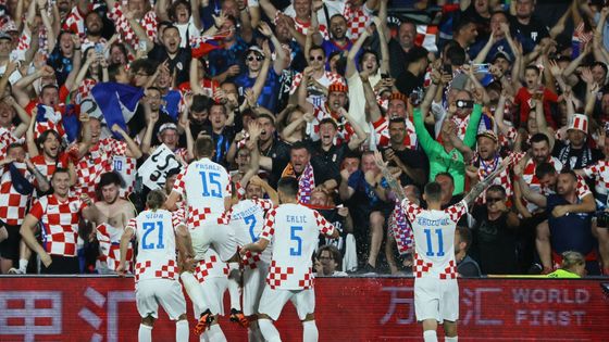 Final Four fotbalové Ligy národů v Nizozemsku - semifinále v Rotterdamu: Nizozemsko - Chorvatsko