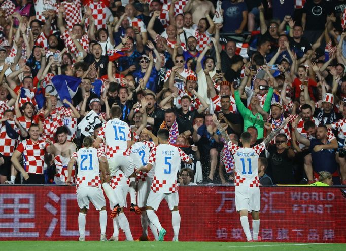 Semifinále fotbalové Ligy národů mezi Nizozemskem a Chorvatskem