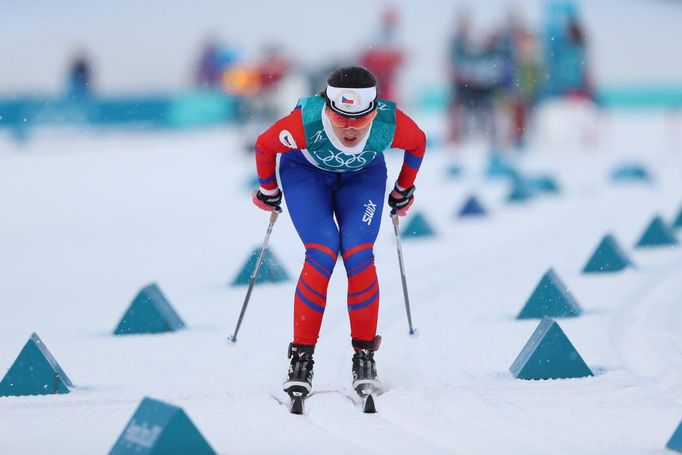 Kateřina Beroušková ve sprintu na ZOH 2018