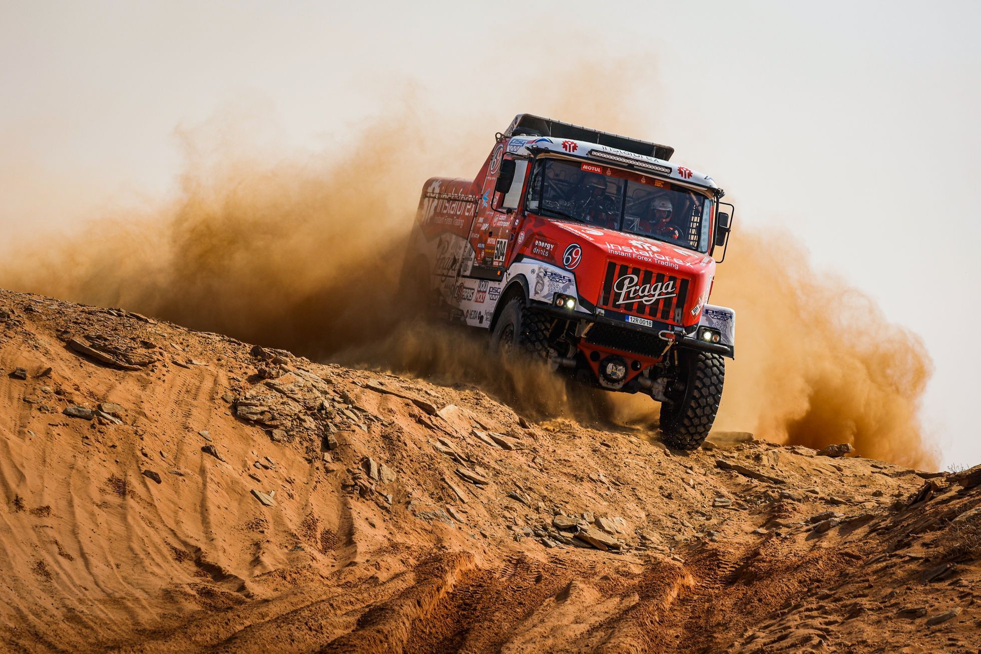 Aleš Loprais (Praga) v 8. etapě Rallye Dakar 2021