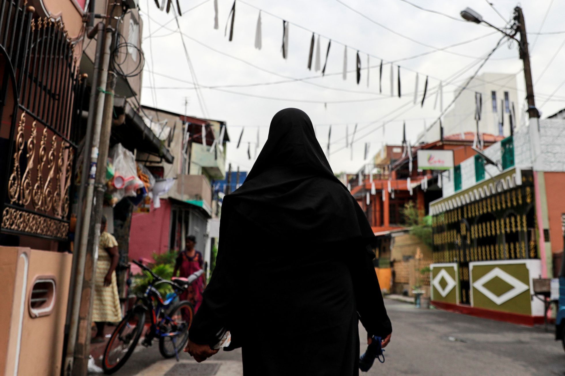 Muslimka na Srí Lance, metropole Kolombo