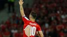 Euro 2016, Švýcarsko-Francie: Granit Xhaka , nadtrhnutý dres