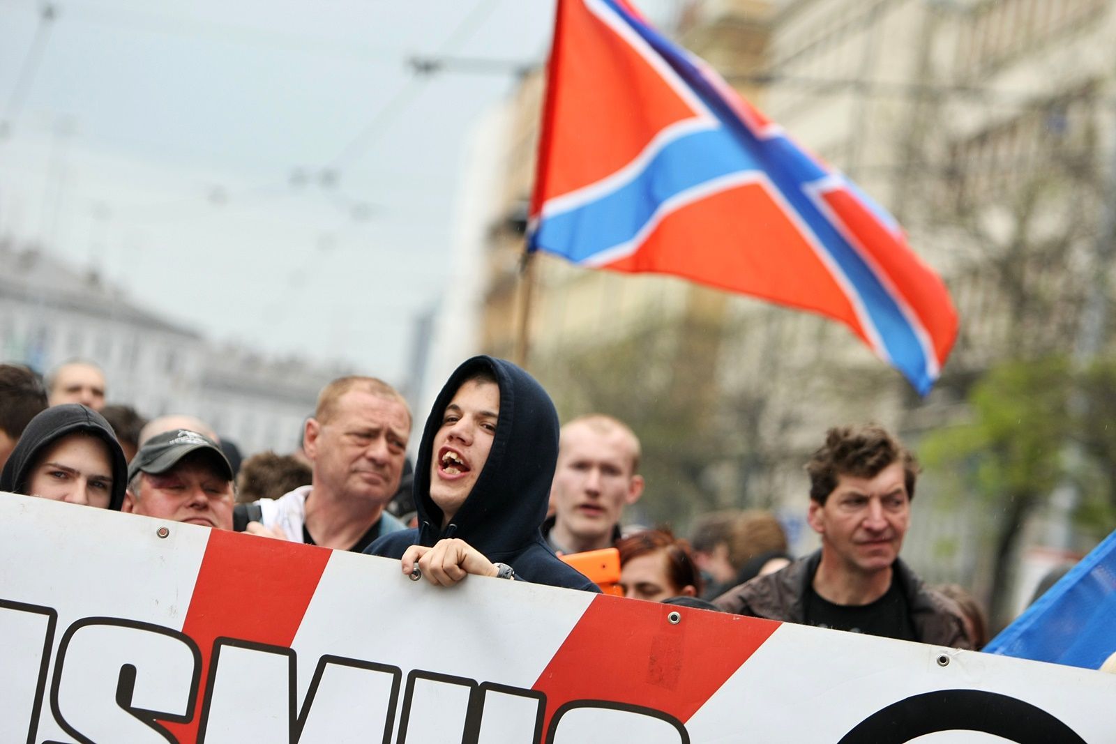 Brno blokovalo pochod neonacistů - finální foto