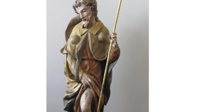 Žlutické farnosti se vrací po 21 letech ukradená socha sv. Rocha.