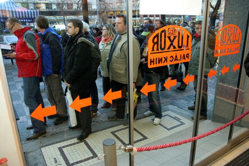 Autogramiáda Václava Klause