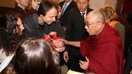 Jan Zápotocký and Zuzana Vokurková asked the Dalai Lama to give their daughter Šárka a Tibetan name. His Holiness chose Tändzin Jangdön.