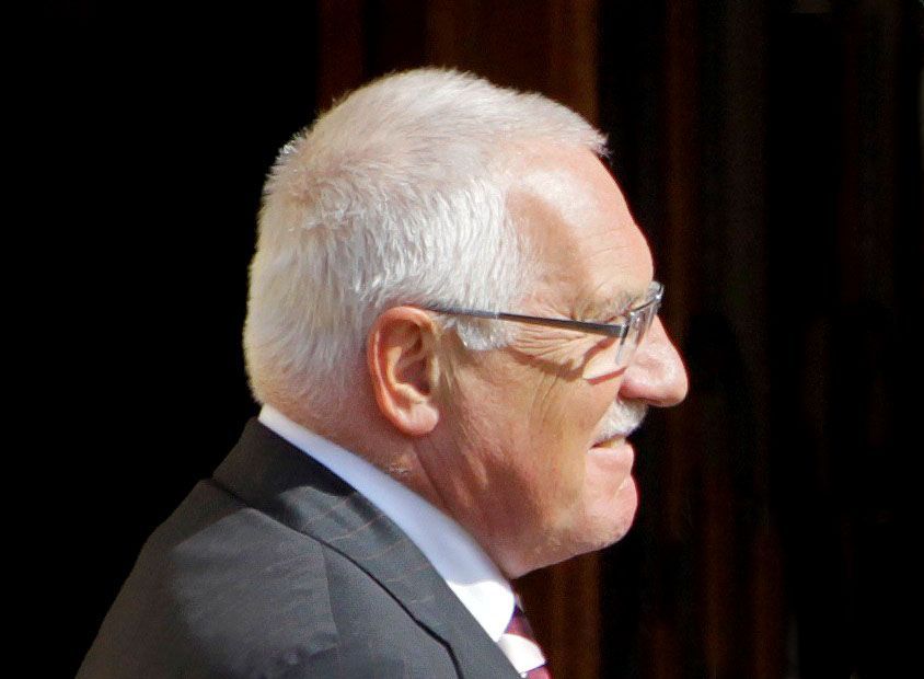 Prezident Václav Klaus v srpnu 2011