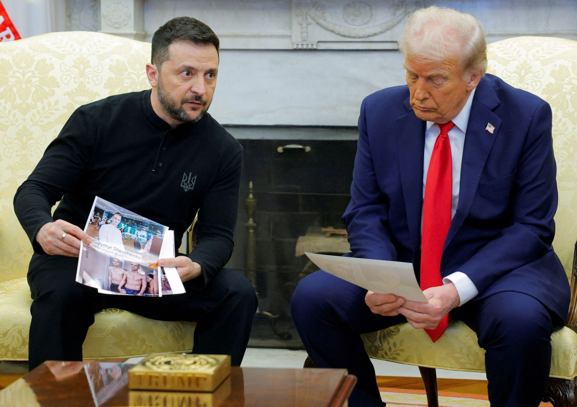 Zelenskyj, Trump, Bílý dům