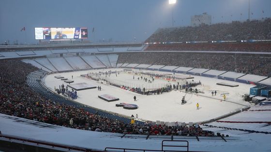 Stadion New Era Field při utkání USA - Kanada na MS hráčů do 20 let