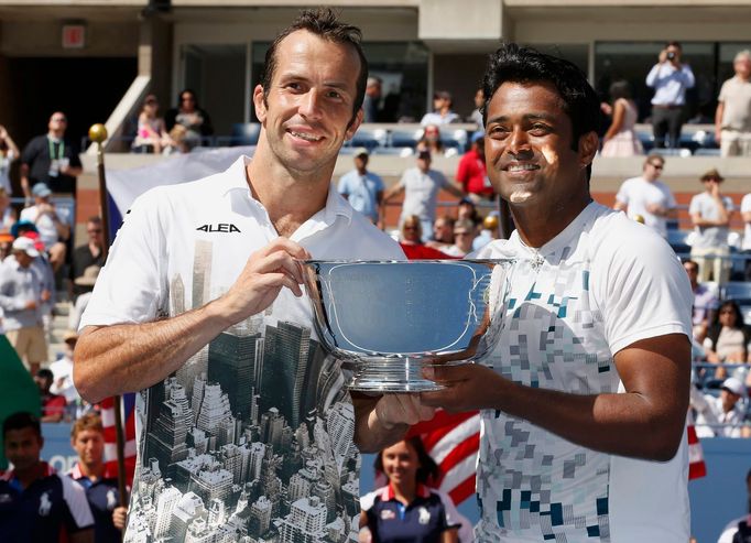 Štěpánek s Paesem po vítězství na US Open