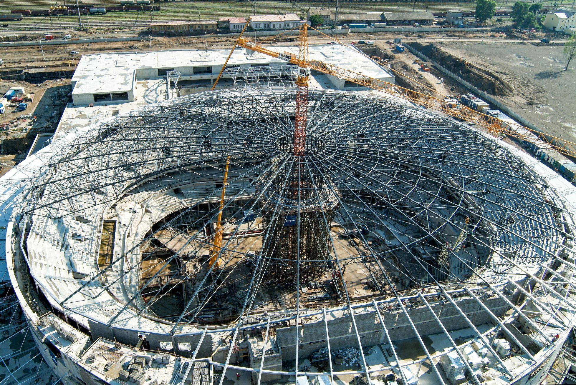 Stavba Sazky arény, Stavba O2 arény, Sazka aréna, O2 aréna, Praha, Domácí, MS v hokeji 2024