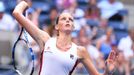 Karolína Plíšková ve finále US Open 2016 s Angelique Kerberoovu.