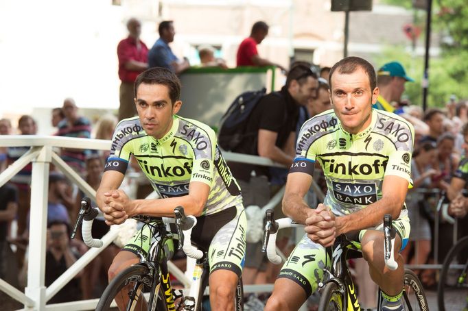 Alberto Contador a Ivan Basso