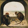 Pieter Bruegel starší: Dvě opice, 1562