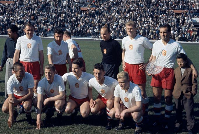 Český tým před finále MS 1962 v Chile