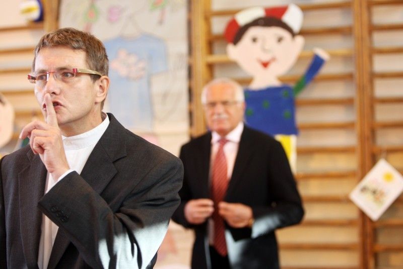 Prezident vítá prvňáky