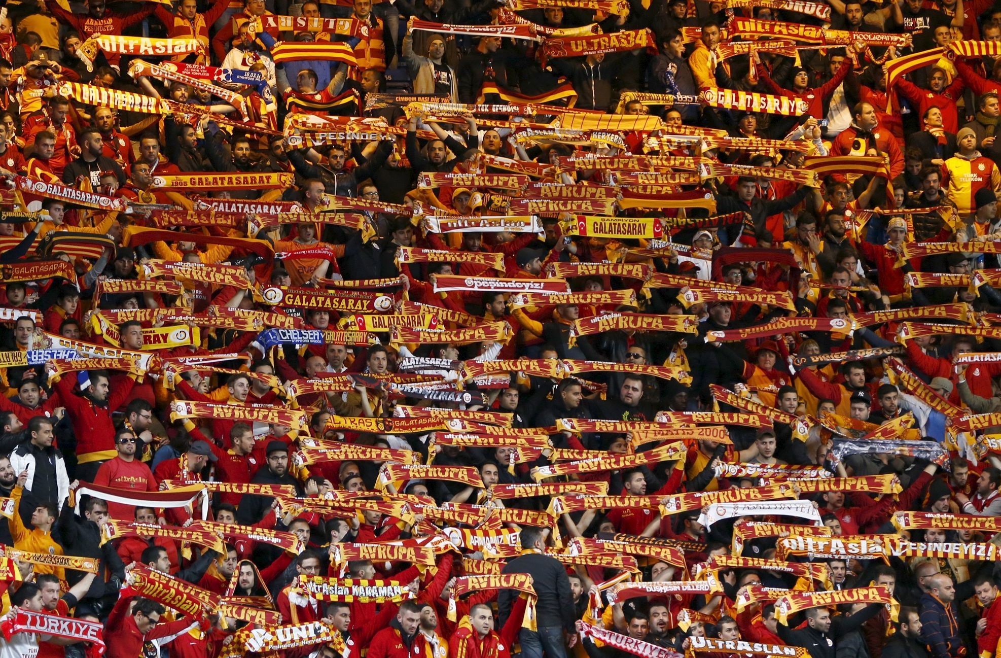 Fanoušci Galatasaray Istanbul