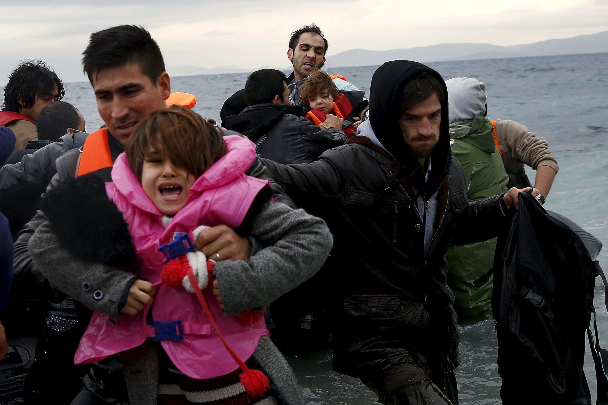 Uprchlíci - Řecko - Lesbos
