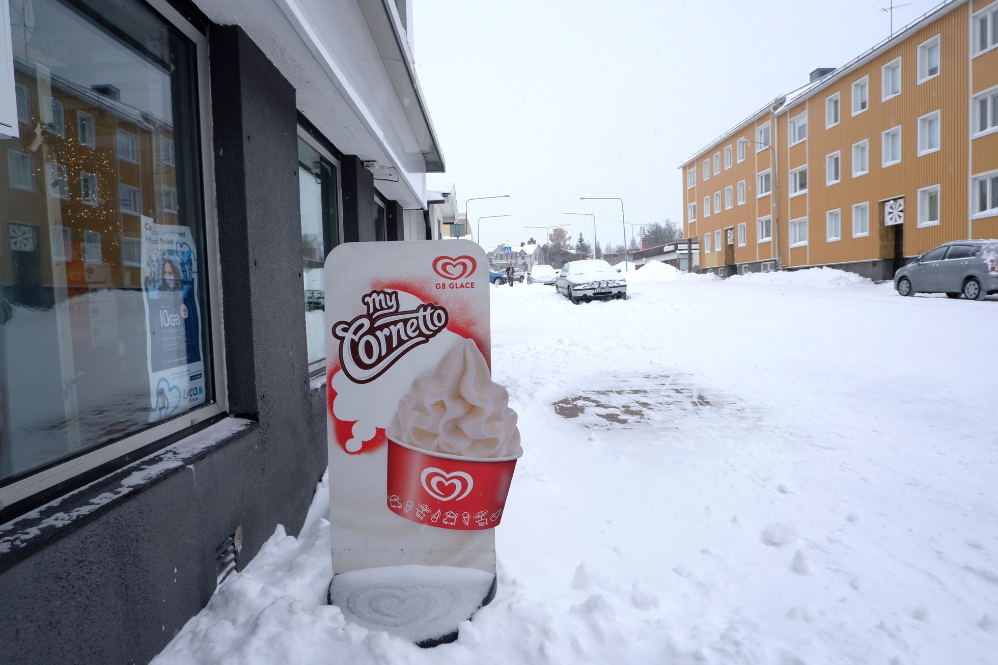 Kiruna Švédsko město důl