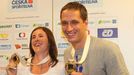 Vítězslav Veselý a Zuzana Hejnová přiletěli z MS v Moskvě 2013