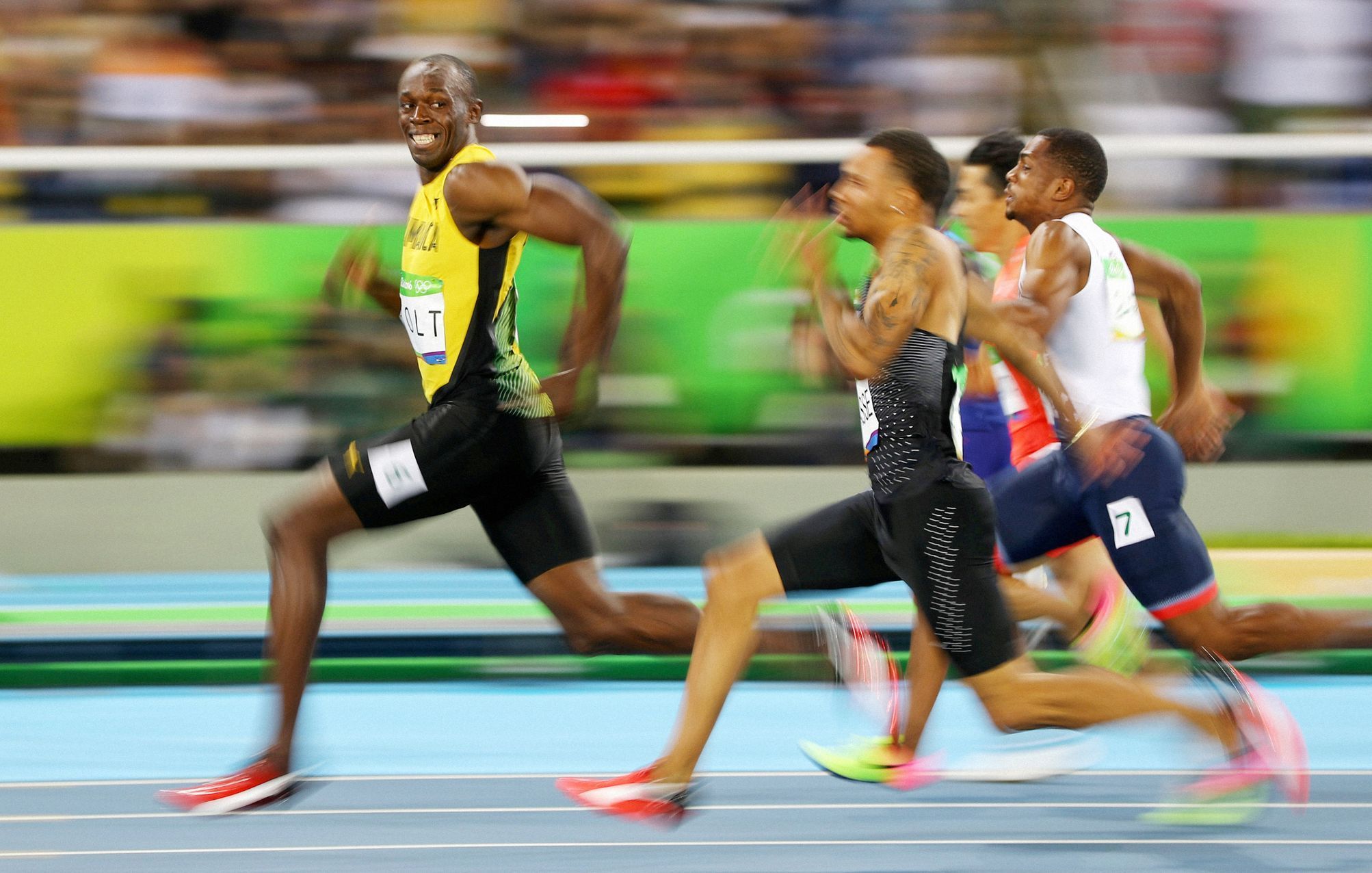 Fotogalerie / Legenda světového sprintu Usain Bolt slaví půlkulatiny