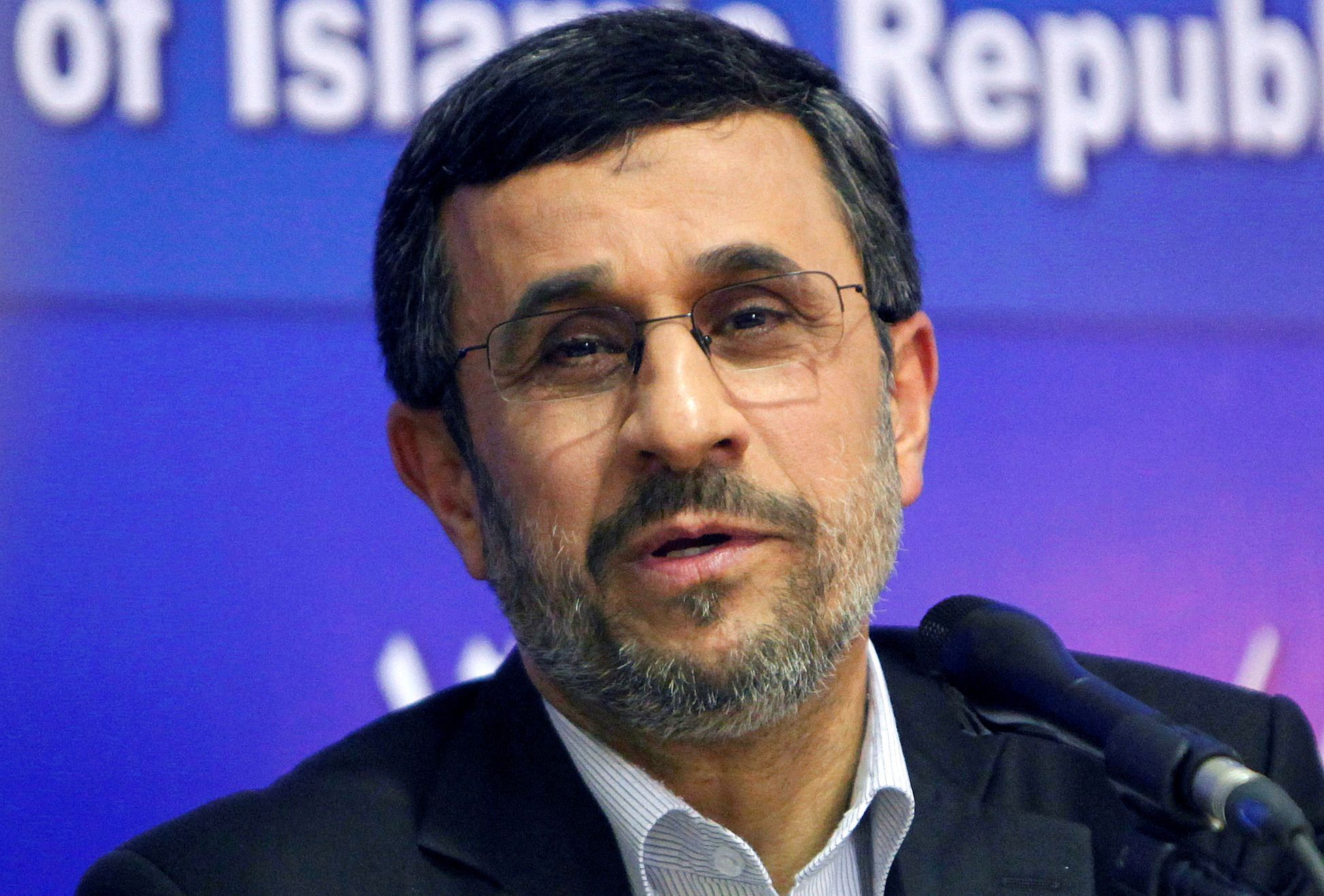 Bývalý íránský prezident Mahmúd Ahmadínedžád.