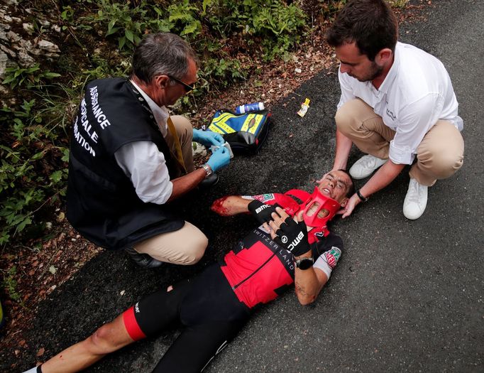 Tour de France 2017, 9. etapa: zraněný Richie Porte