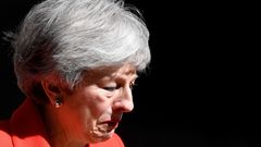 Britská premiérka Theresa Mayová při oznámení rezignace