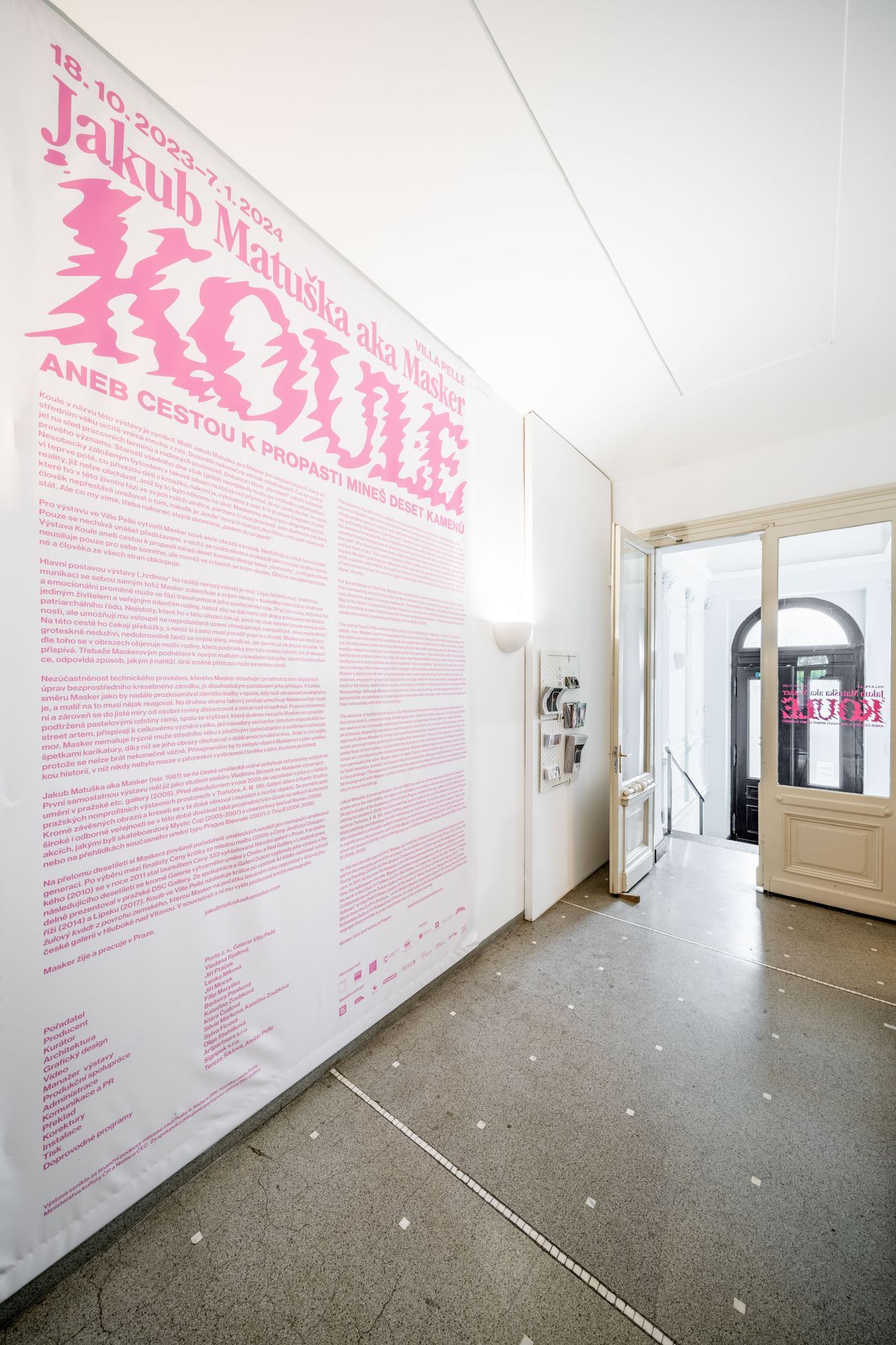 Jakub Matuška, Masker, Villa Pellé, 2023