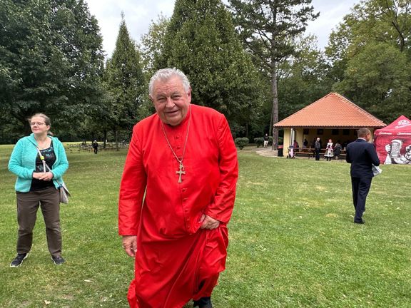 Dominik Duka na jedné ze svých posledních velkých poutí, a to na Svatém Antonínku na moravském Slovácku, poslední srpnový den roku 2025.