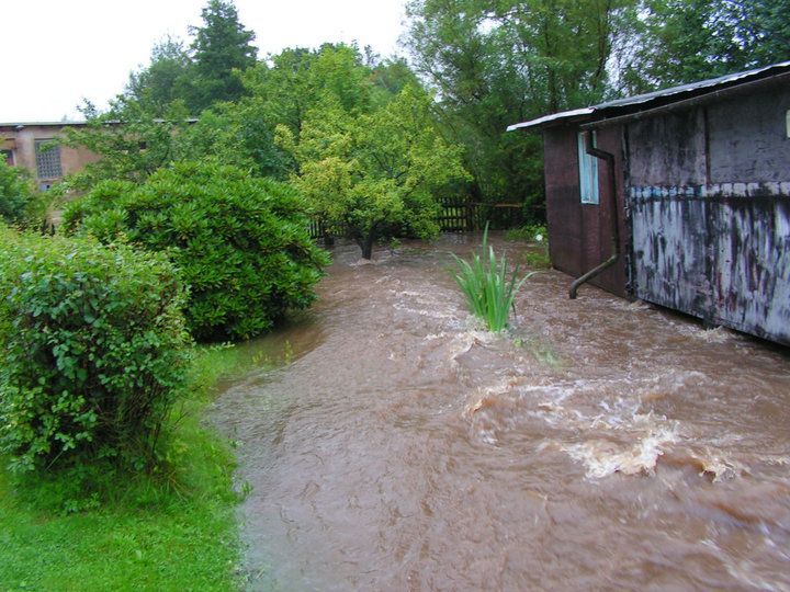 Povodně srpen 2010 - Staré Křečany, Rumbursko