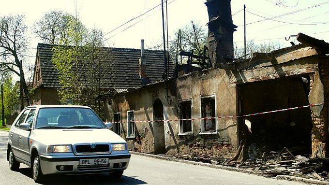 Vítkov family after the arson attack